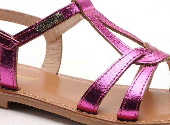 Les tropeziennes nu pieds enfant backle e rose