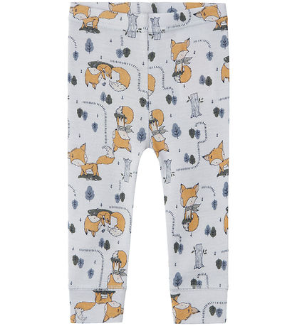 Name It Leggings - Wolle - NbmWillit - Grau Dawn/AOP