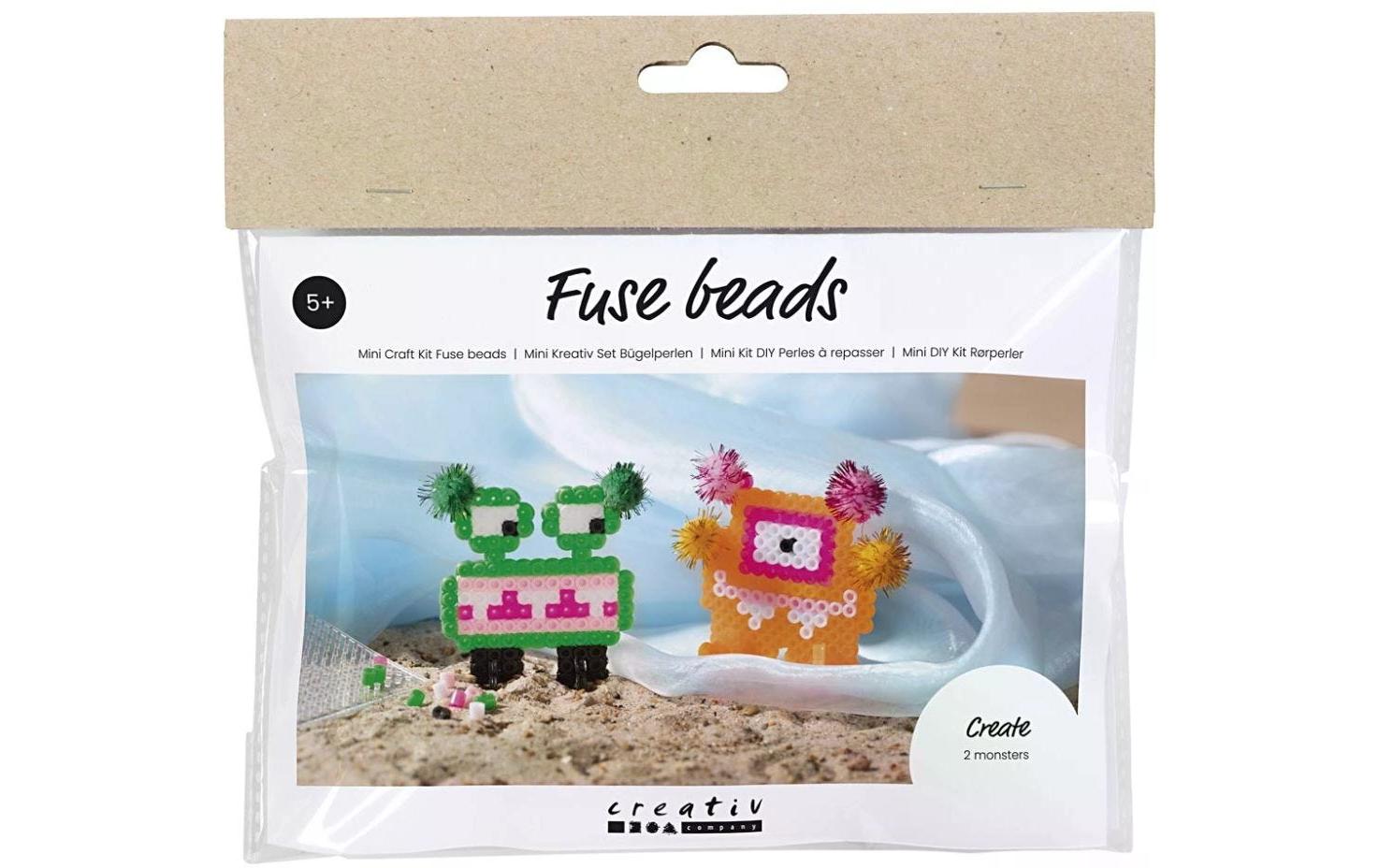 Bügelperlen-Set Monster-Collage MehrfarbigMini Kreativ Set für Kinder