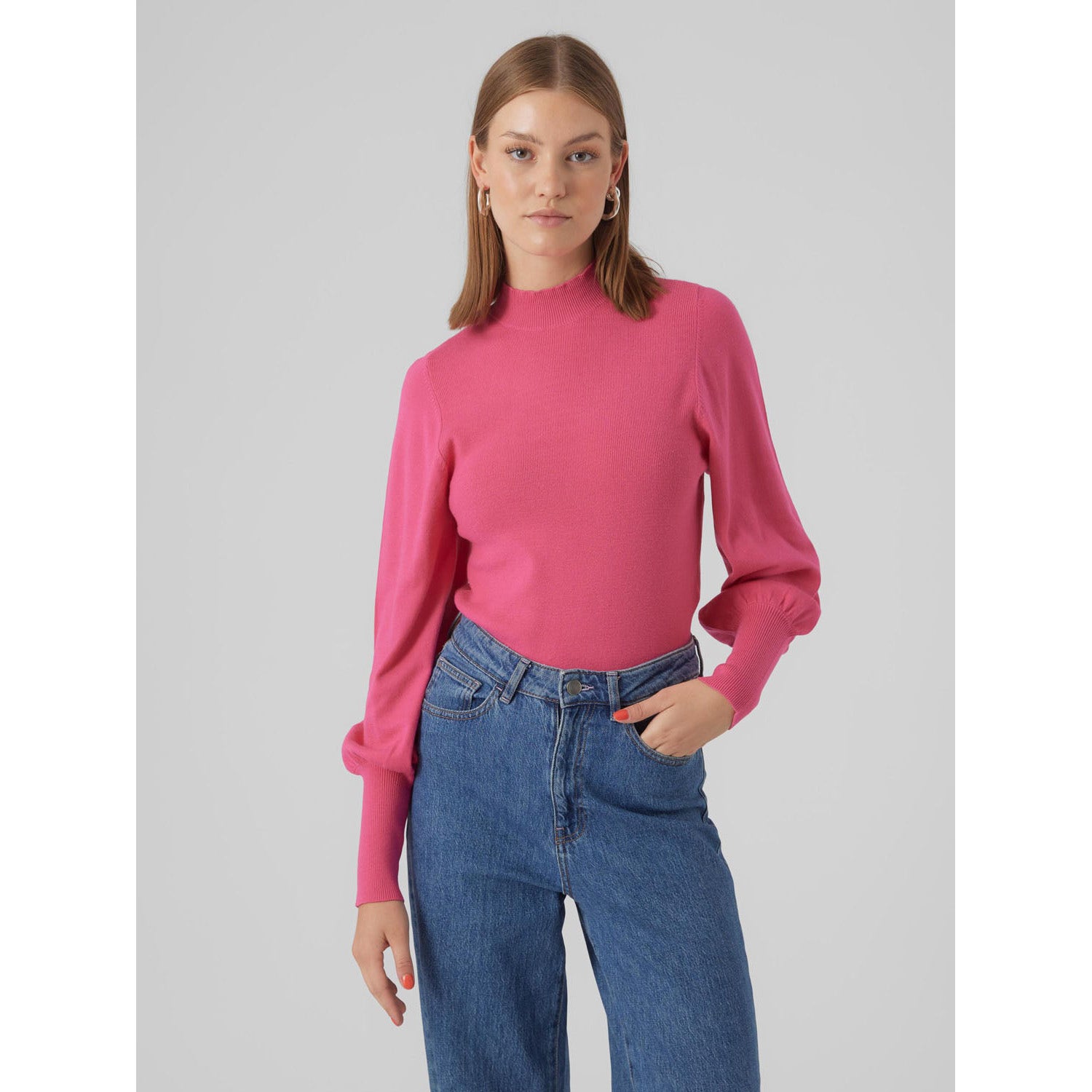 Vero Moda  Hollykaris L/S Highneck Pulllover