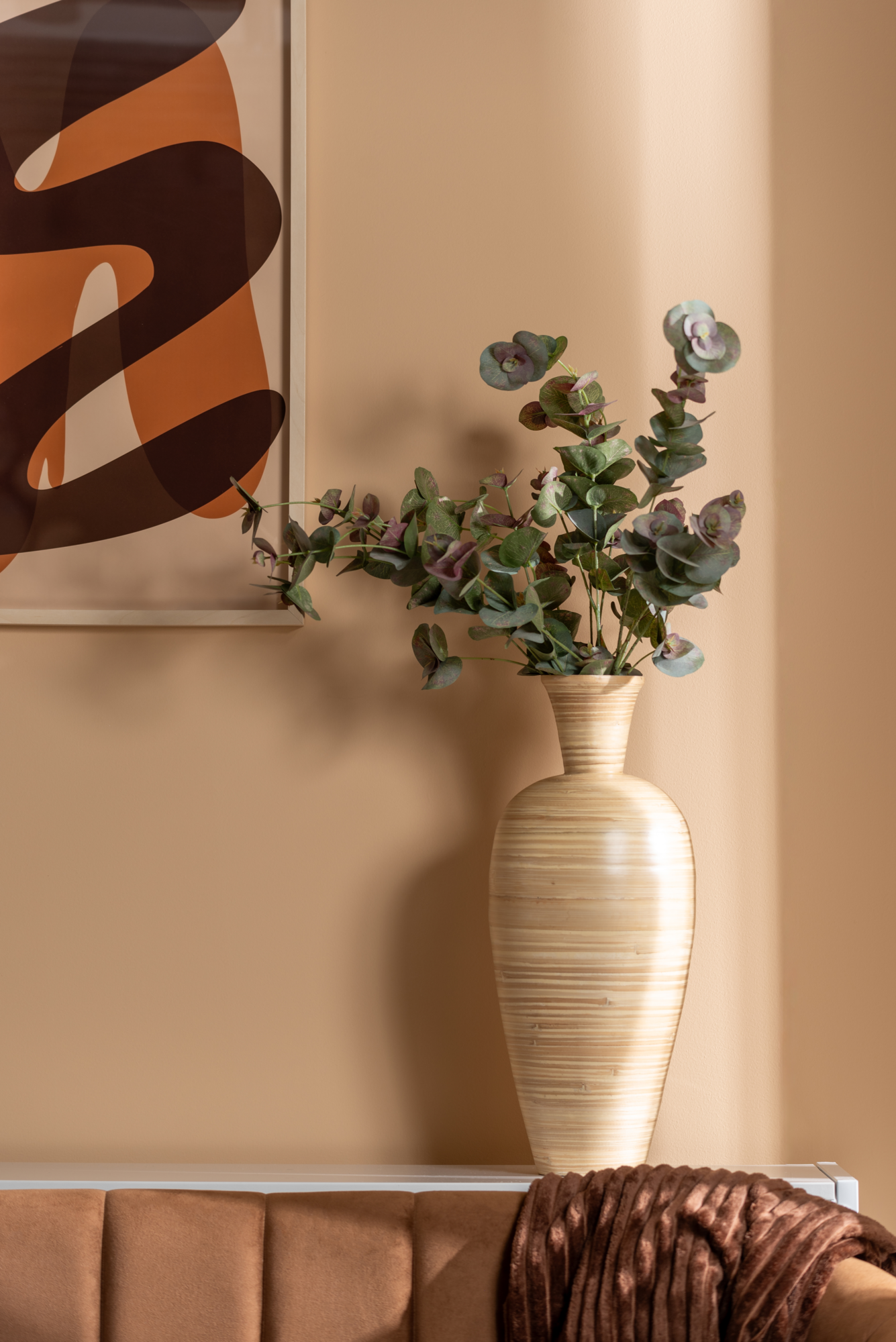 Deco vase Mero bamboo natural