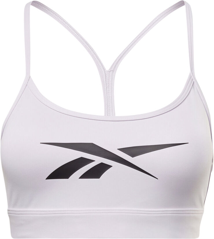 Reebok Lux Skinny Strap sports bh Hvid
