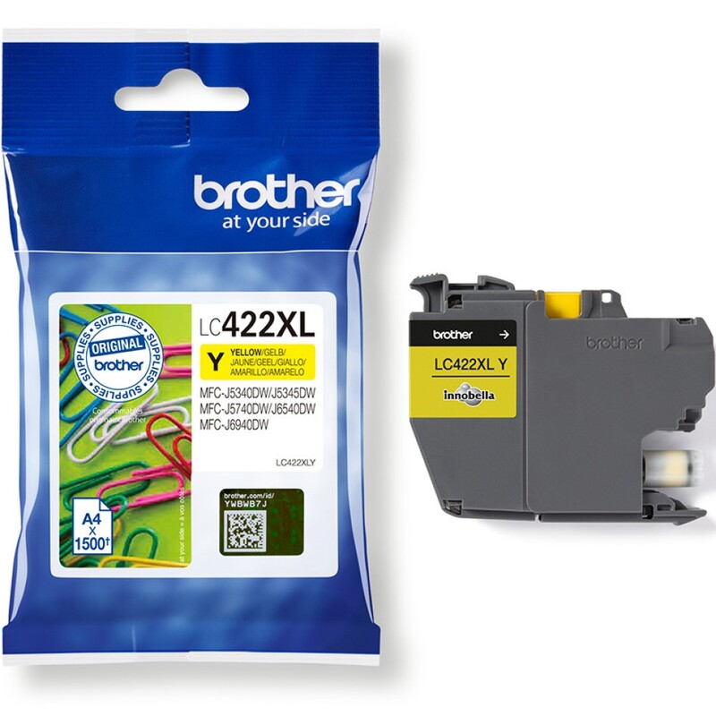 Brother LC-422XLY Tintenpatrone, gelb