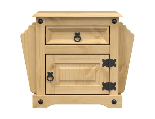 VIDAXL - Table de chevet corona 45x35x47,5 cm bois de pin massif