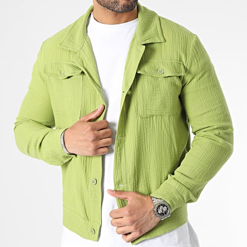 Chemise Manches Longues Vert Clair