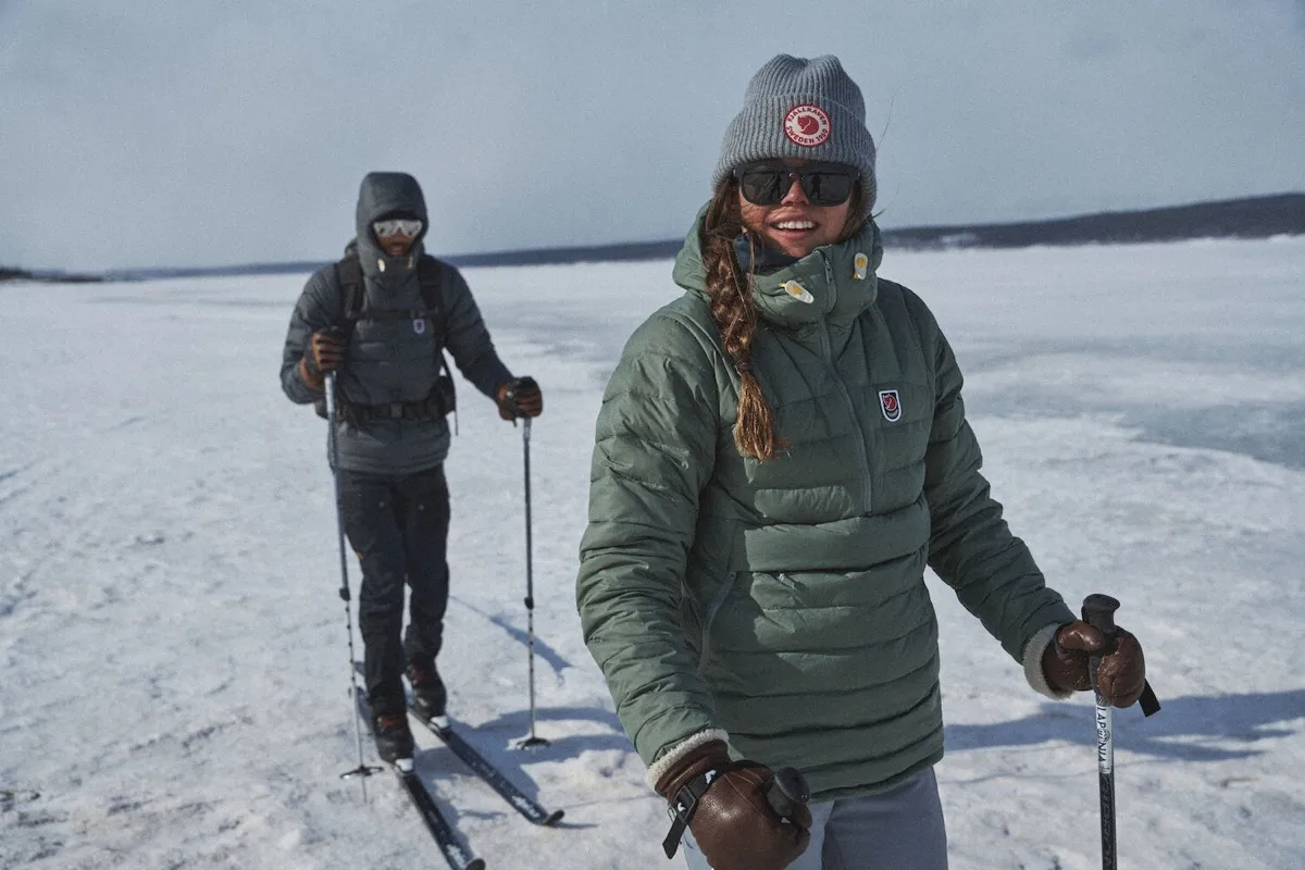 Fjällräven Expedition Pack Down Anorak W Mustard Yellow