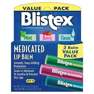 Blistex - Medicinale lippenbalsemset SPF15