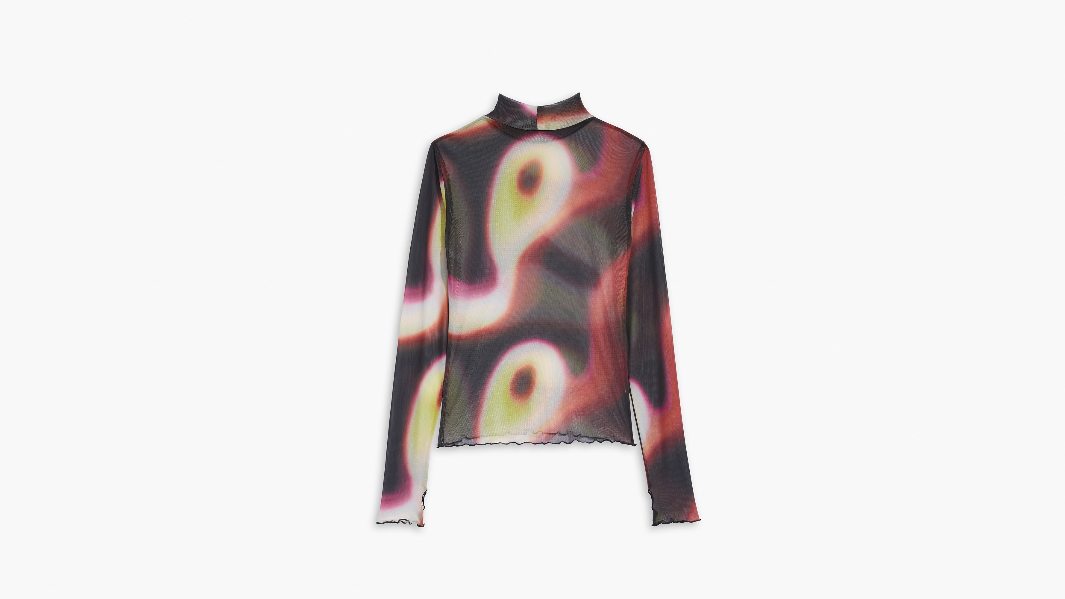 Haut moulant Levi's® x Barbie Ferreira - Digital Heat Wave Shaved Chocolate - Multicolore