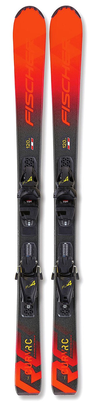 FISCHER THE CURV JR Länge 120 cm  FJ7 SLR  Gelber Belag