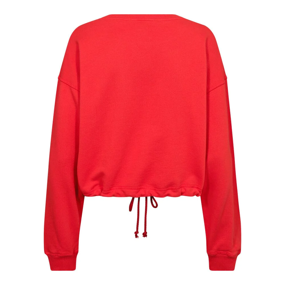 Co´Couture Cleancc Crop Tie Sweat 37018