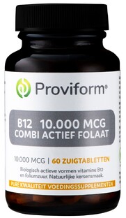Proviform Vitamine B12 10000 Mcg Combi Zuigtabletten 60TB