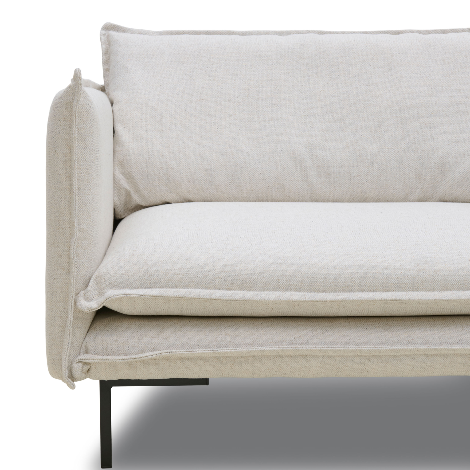 Hoekbank Twin essence champagne rechts
