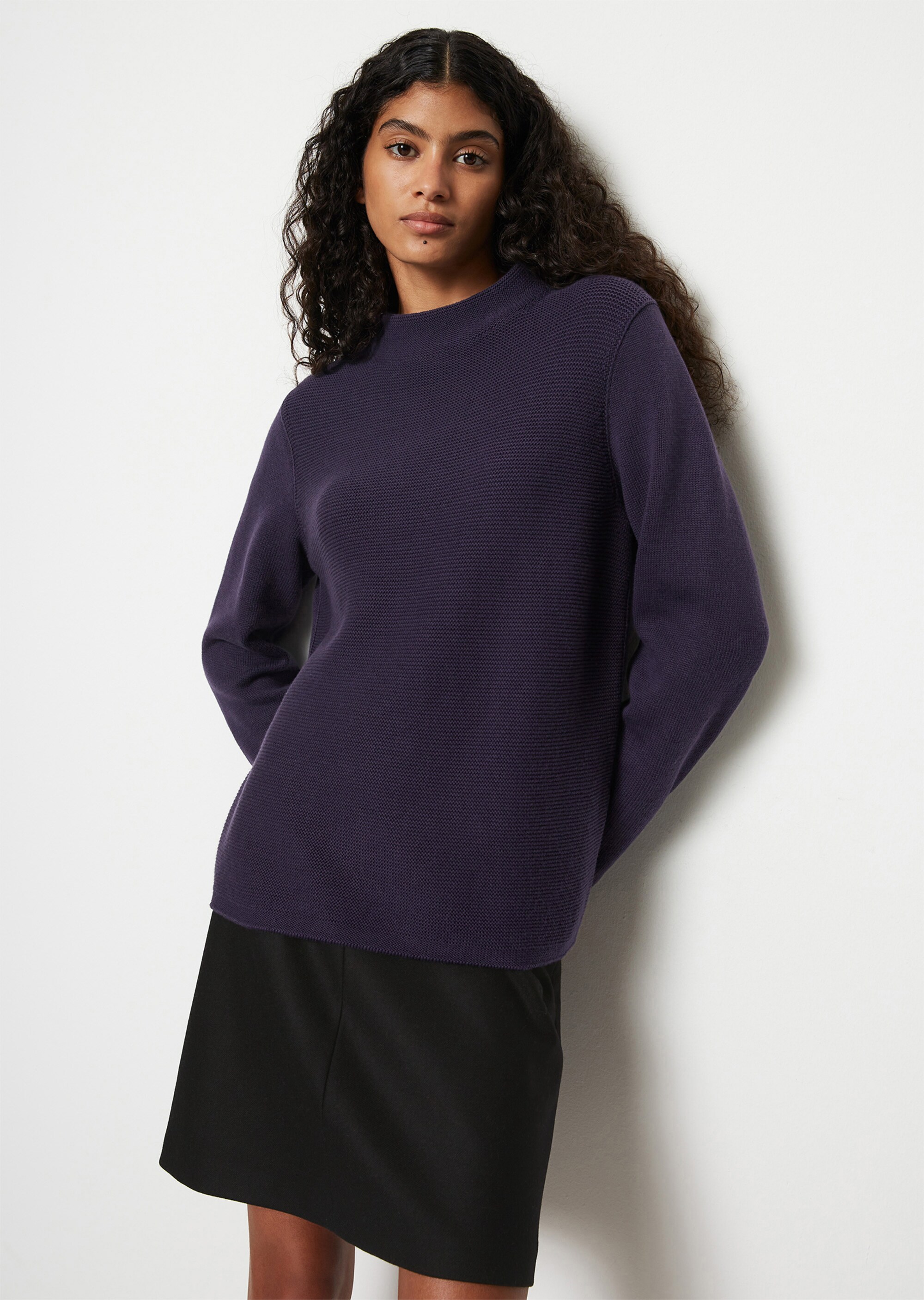 Strickpullover slim aus Organic Cotton