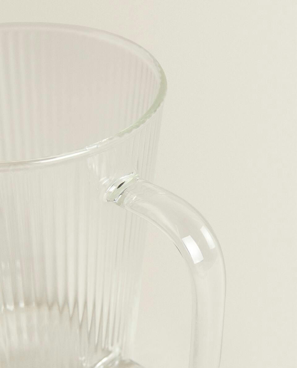 CANECA DE VIDRO BOROSILICATO COM LINHAS
