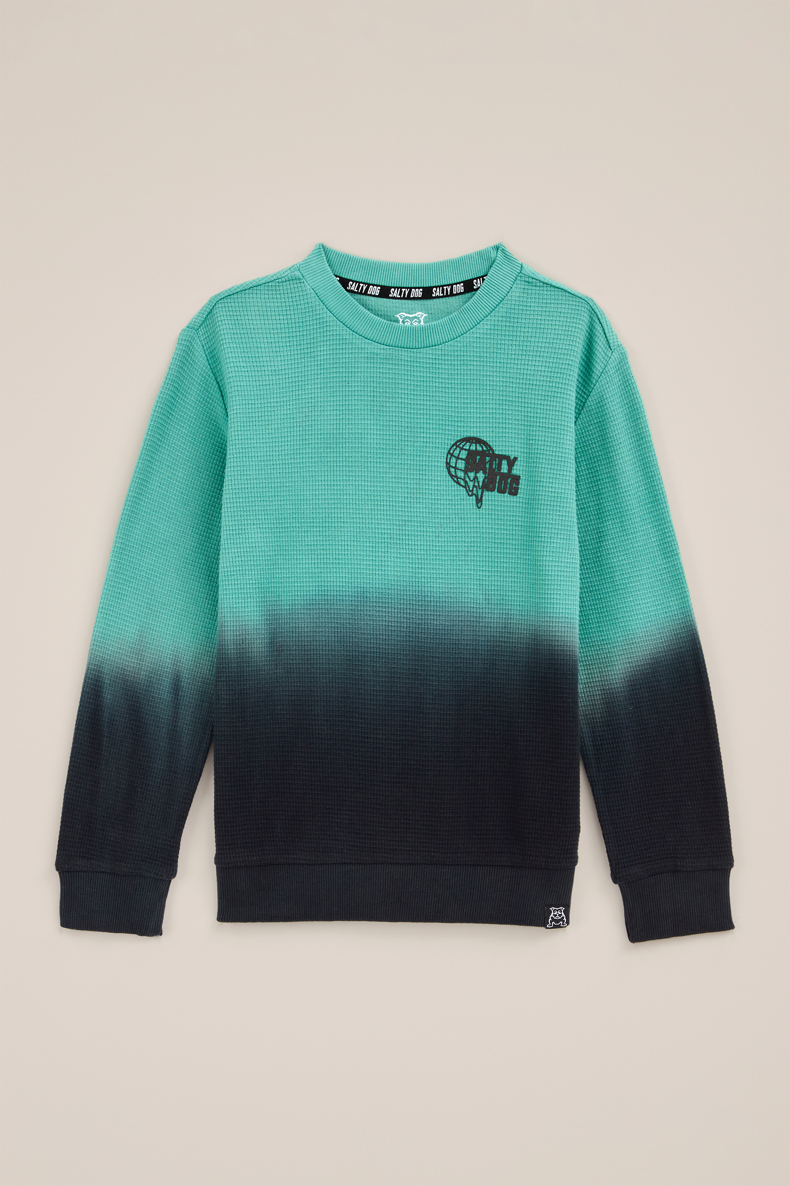 Jongens T-shirt met structuur WE Fashion Lichtgroen