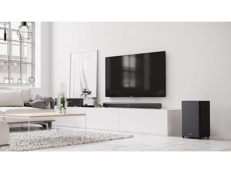 Sharp Soundbar HT-SBW460 Soundbar mit drahtlosem Subwoofer und Dolby Atmos