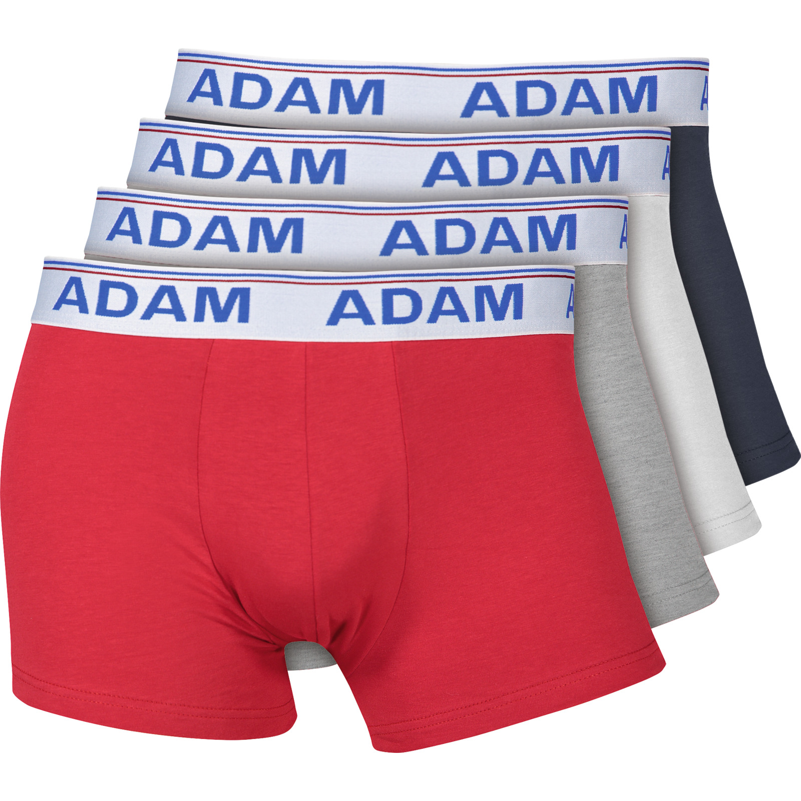 Adam Herren-Boxershorts, 4er-Pack div. Farben M
