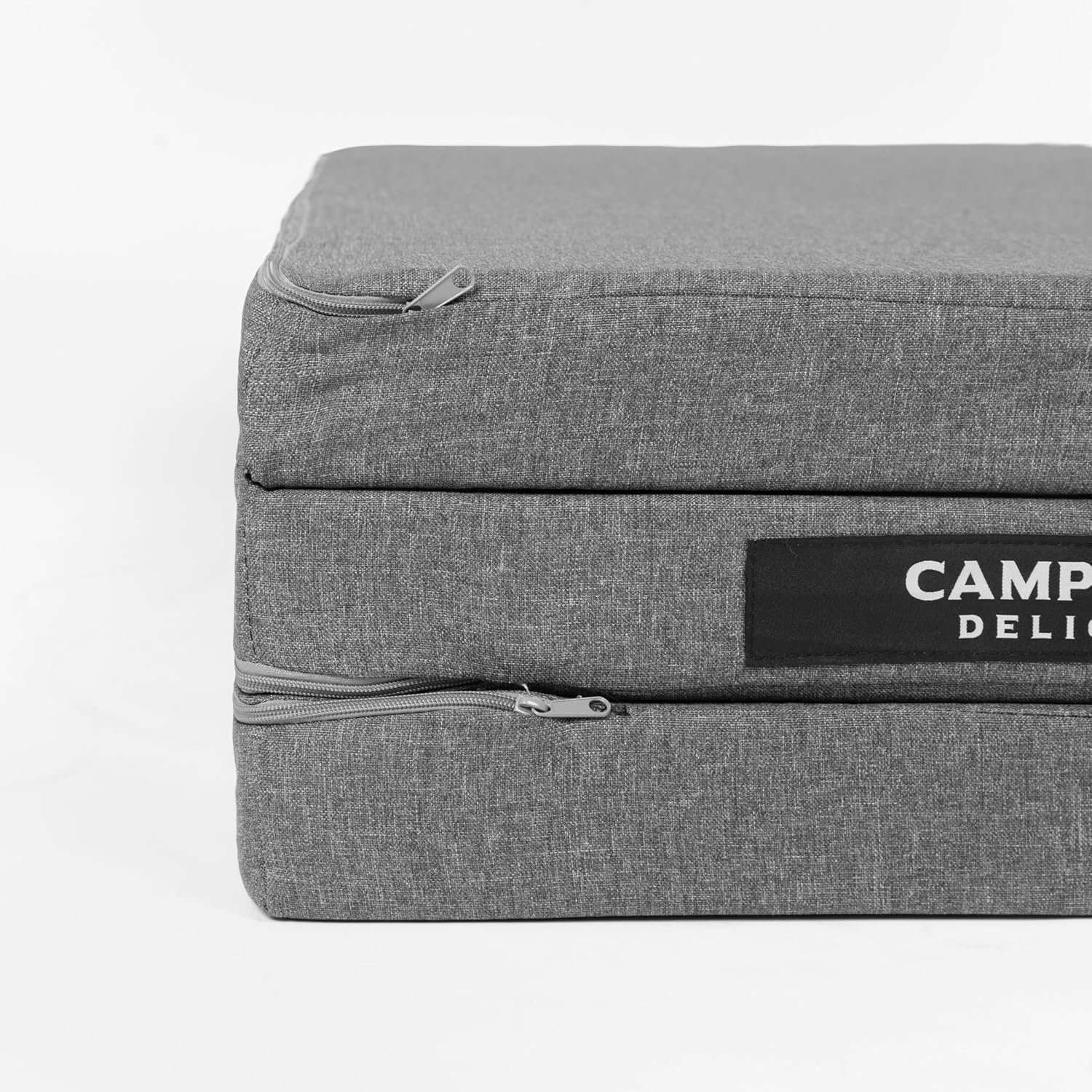Camper´s Delight Klappmatratze für VW California Beach/Multivan T5 - T6.1 148x185x8cm | 3er Sitzbank | Camping Matratze mit waschbarem Bezug | Faltmatratze & Schlafmatratze aus Schaumstoff