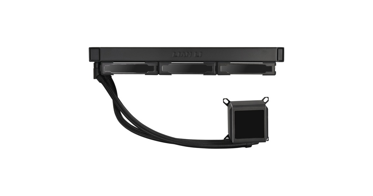 Lian LiGalahad II LCD SL-INF 360 waterkoeling  (Zwart, 4-pins PWM fan-connector)
