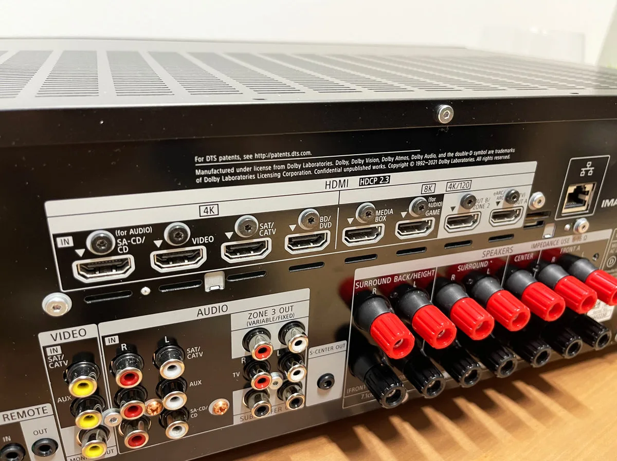 Sony TA-AN1000   SA-RS3S (la paire) Amplis home-cinéma