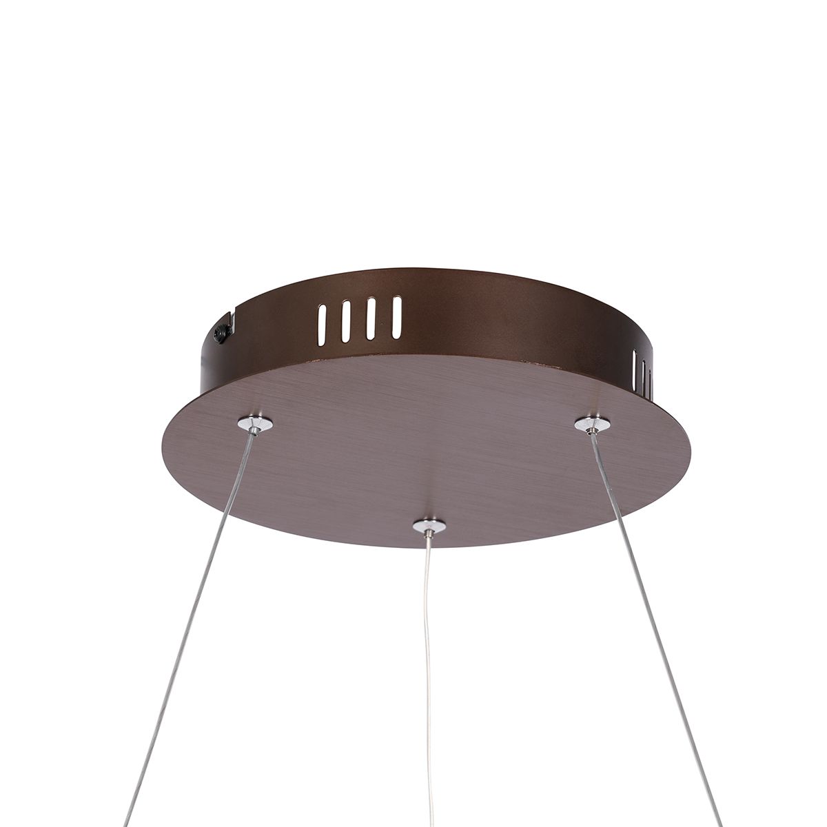 Hanglamp donkerbrons 80 cm incl. LED 3-staps dimbaar - Anello