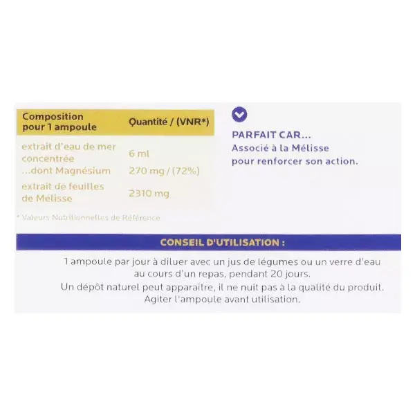 Fitoform Magnésio Marinho 20 ampolas