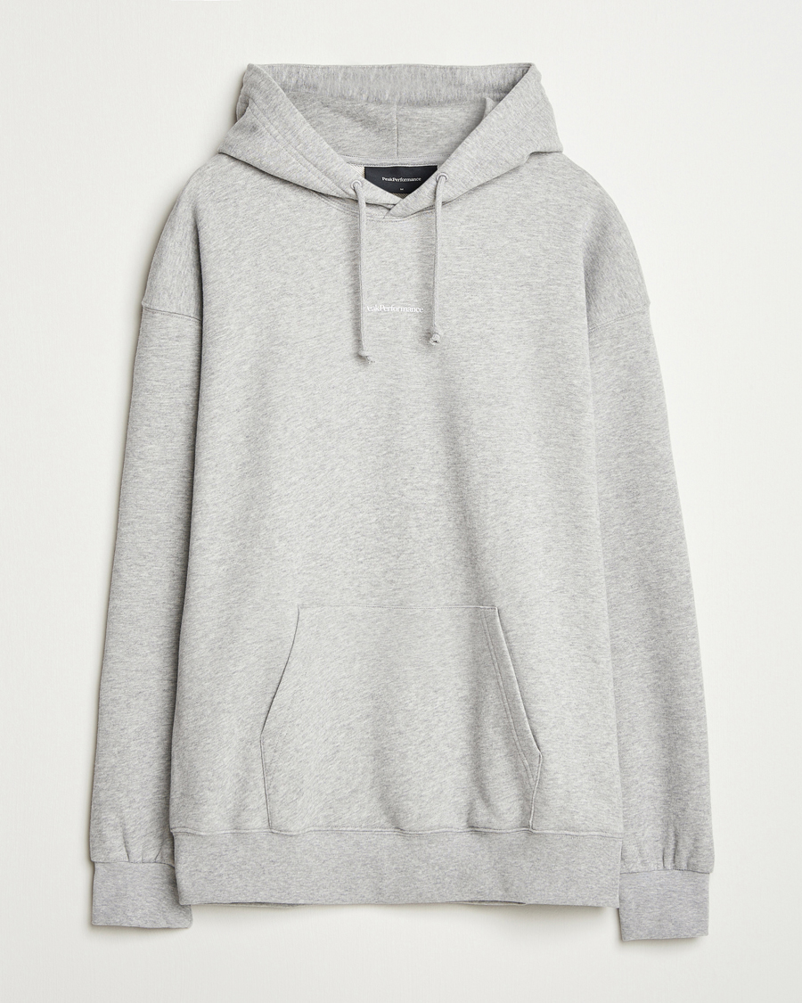 Peak Performance Original Terry Hoodie Grey Melange