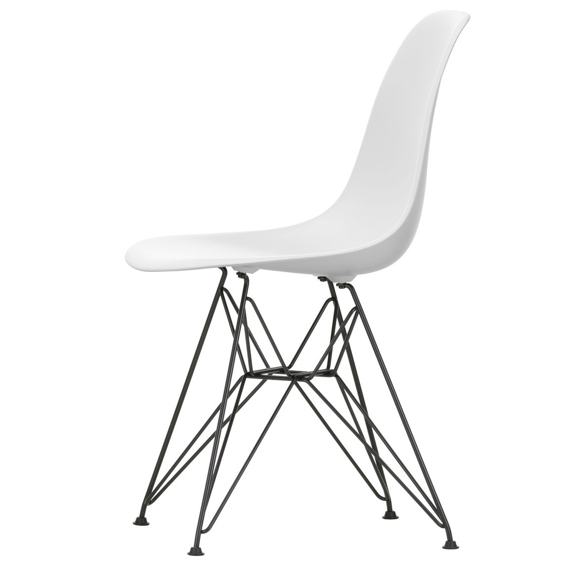 Eetkamerstoel DSR Cotton white RE zwart