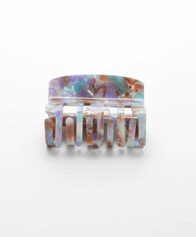 Presilha de cabelo estampada