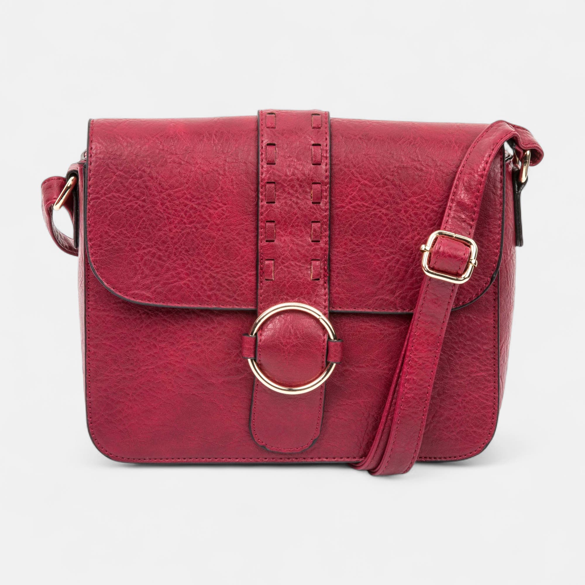 Sac bandoulière bordeaux