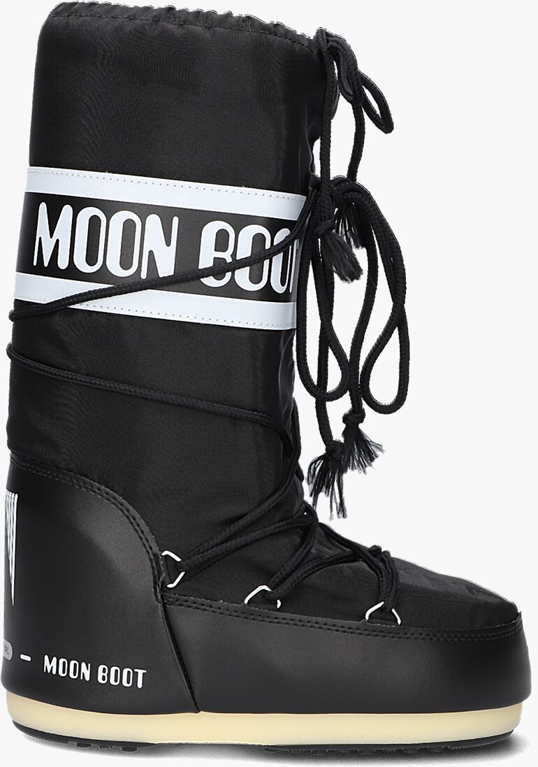 MOON BOOT zwarte moon boot  mb icon nylon