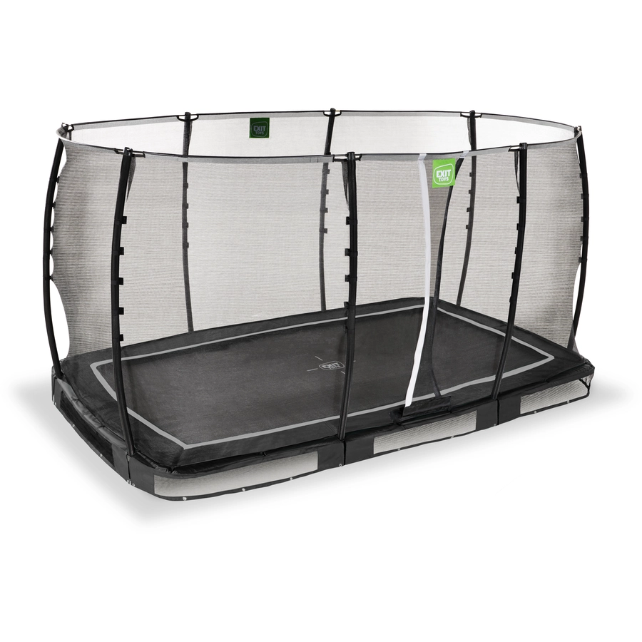 EXIT Allure Classic Bodentrampolin 214x366cm - schwarz