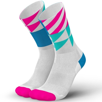 Incylence Ultralight Elements  Socken White Blue Pink