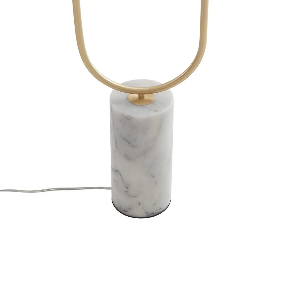 Qazqa vloerlampen rid goudkleurig e27