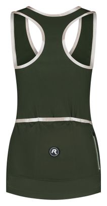 Débardeur Vélo Rogelli Abbey Vert/Sable Femme