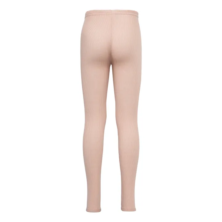 Minimalisma Legging Bieber Soie et Coton Bio | Rose poudré