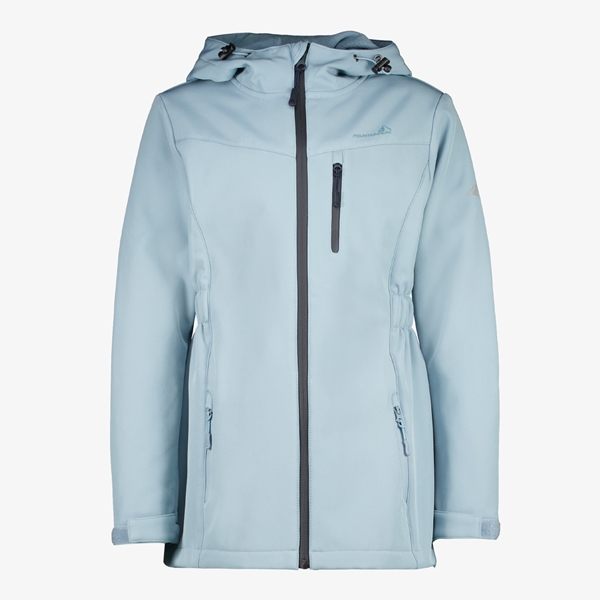 Mountain Peak meisjes softshell jas blauw