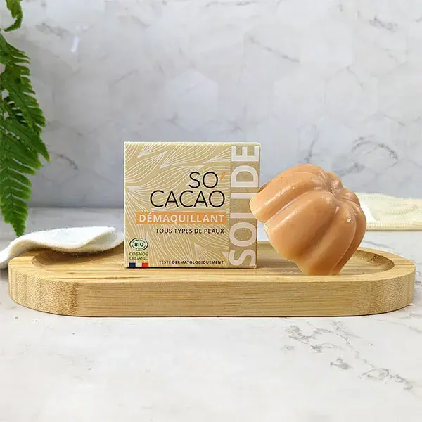 Demaquilante sólido Propos'Natur com cacau orgânico 45g