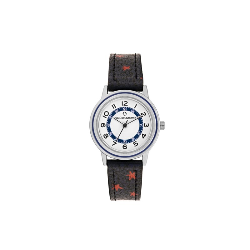 Montre fille analogique Lulu Castagnette - Bracelet cuir - Glam