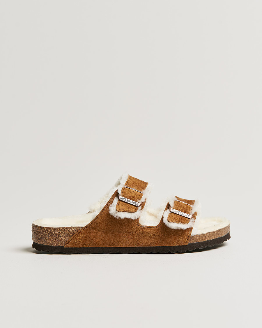 BIRKENSTOCK Arizona Classic Footbed Shearling Mink Suede