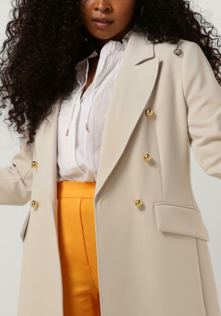 BEAUMONT zand beaumont  blazer coat