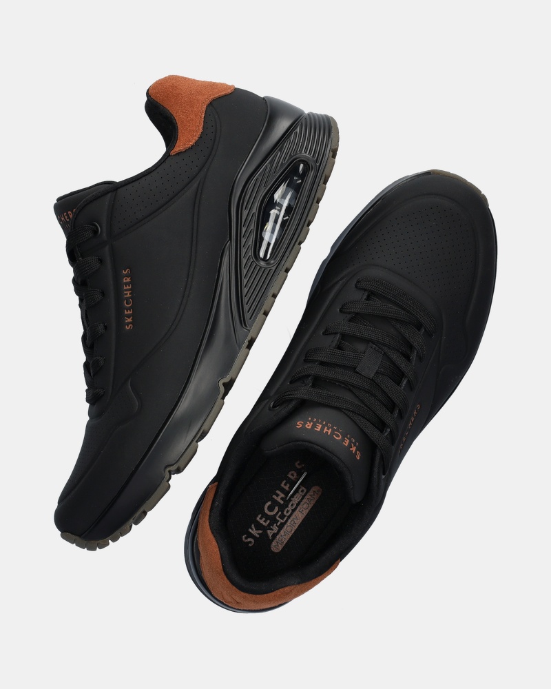 Skechers Uno Lage sneakers  - zwart