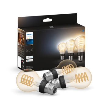 Philips Hue white ambiance E27 filament 3pack