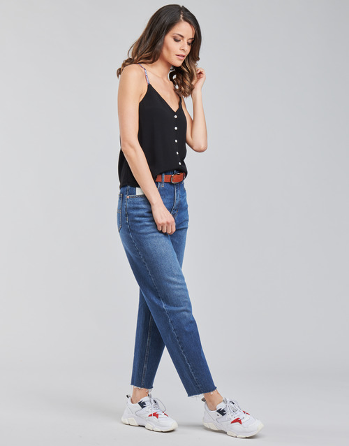 Tommy Jeans - TJW CAMI TOP BUTTON THRU - Noir
