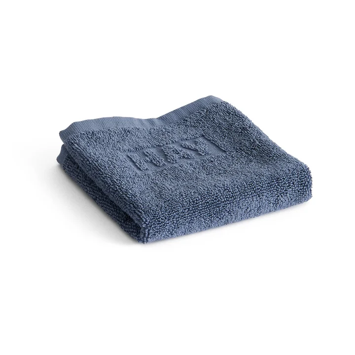 HAY - Mono Waschlappen, 30 x 30 cm, steel blue