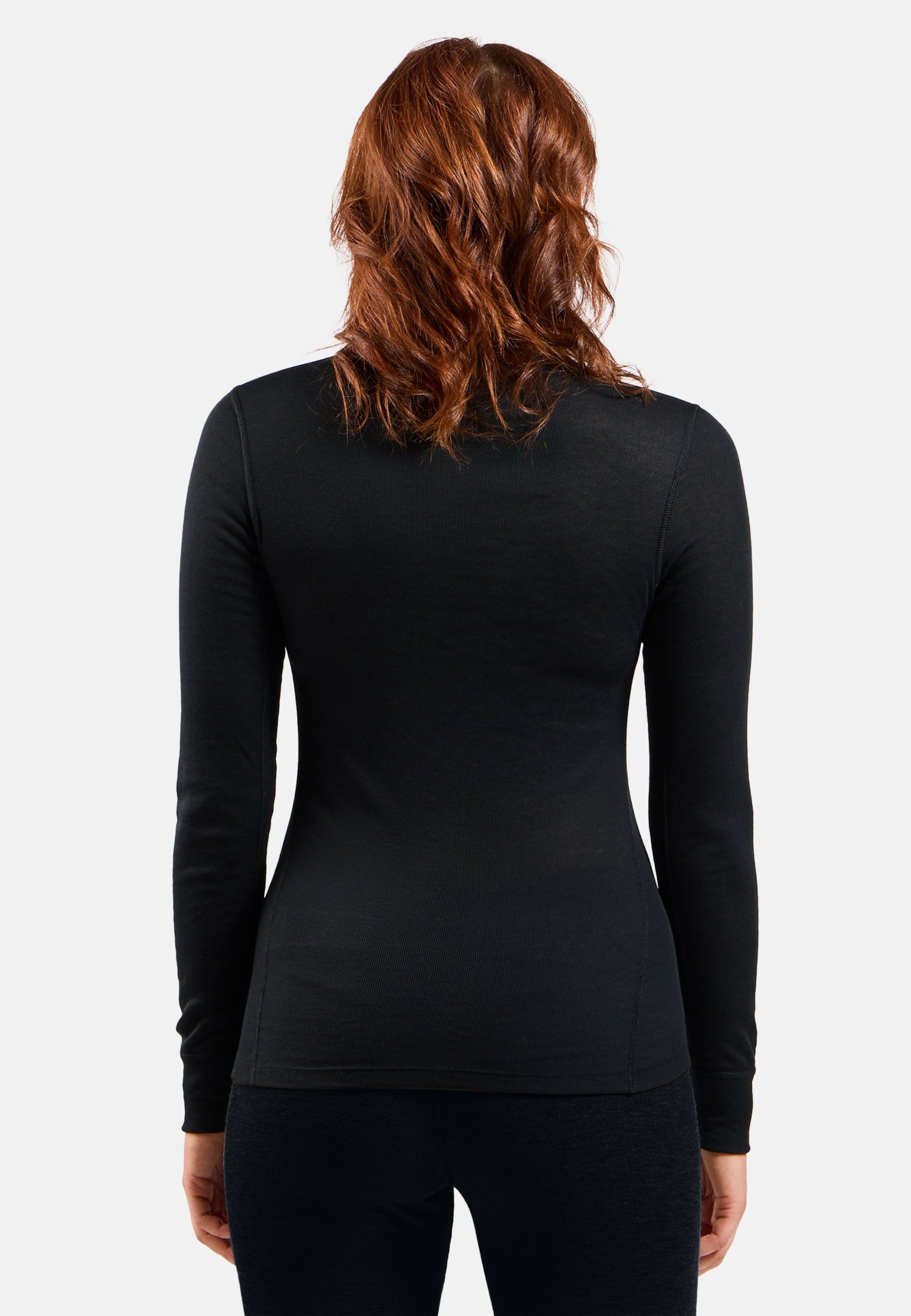 Active Warm Base Layer Half Zip in black