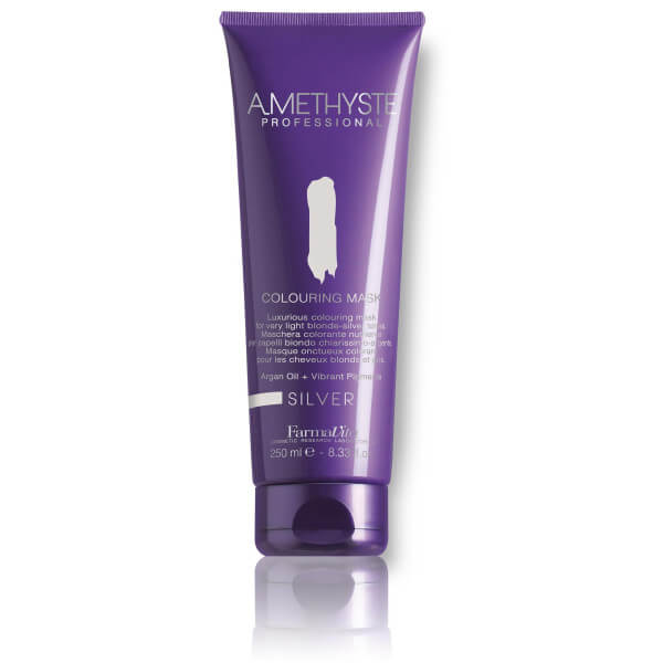 Masque coloré argent silver Amethyste Farmavita 250ML