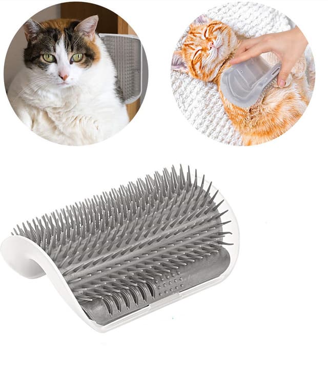 Cat Corner selvplejebørste Grå