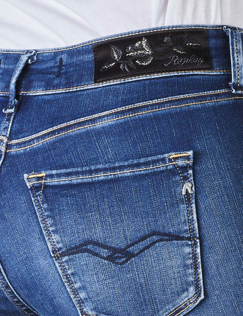 REPLAY JEAN FEMME NEW LUZ BLEU MOYEN 009