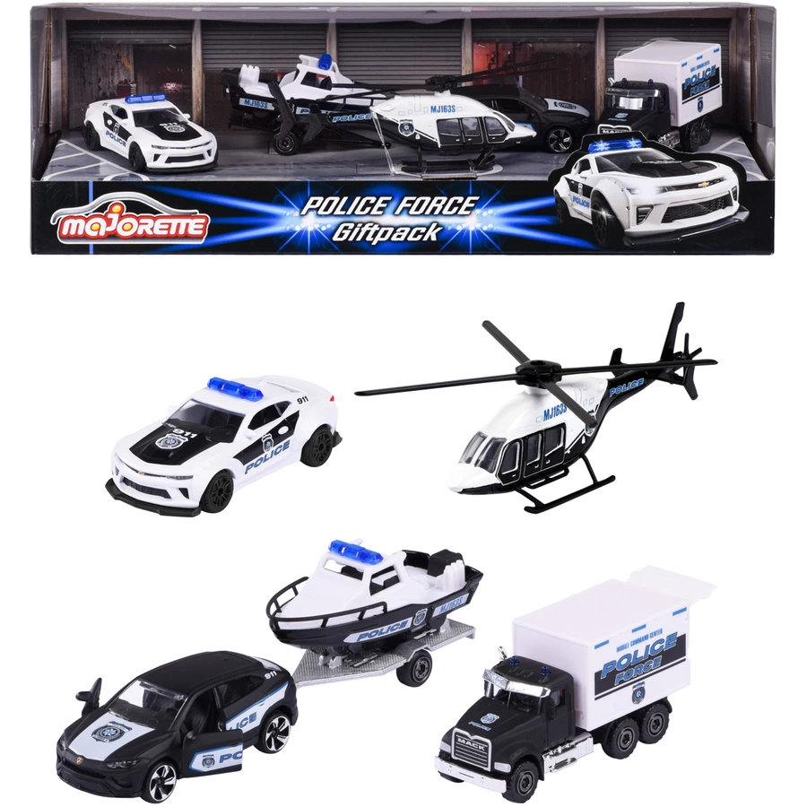 DICKIE Toys Police Force 4 Pieces Giftpack